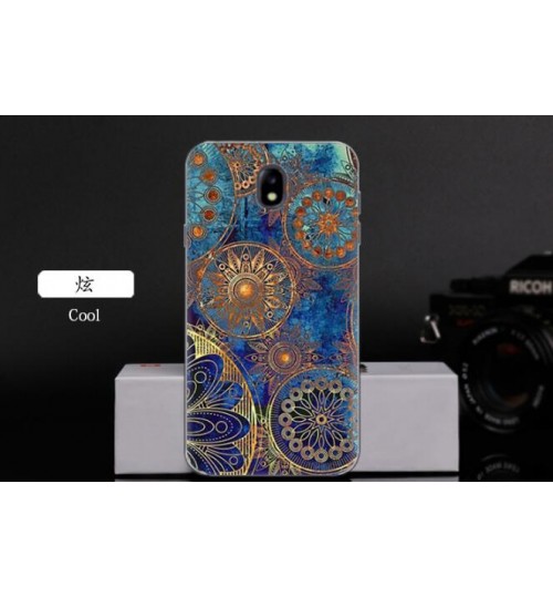 Galaxy J7 PRO 2017 case Ultra Slim Soft Gel TPU printed case soft cover