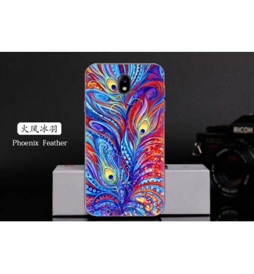 Galaxy J7 PRO 2017 case Ultra Slim Soft Gel TPU printed case soft cover