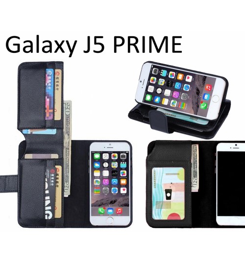 Galaxy J5 Prime case Leather Wallet Case Cover