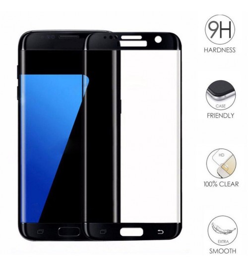 Galaxy J7 PRO 2017  FULL Screen covered Tempered Glass Screen Protector