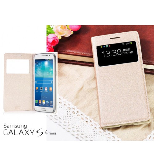 Samsung Galaxy s4 Mini Samrt leather flip case