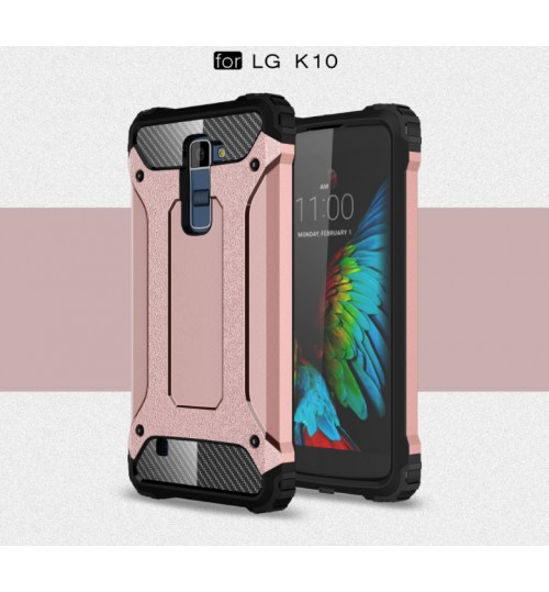 LG K10 Case Armor Rugged Heavy Duty Holster Case