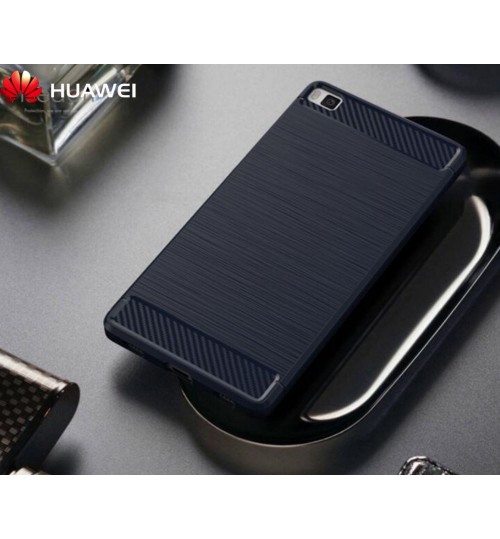 HUAWEI P8 LITE case impact proof rugged case with carbon fiber