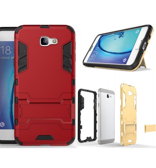 Galaxy J5 Prime Case Heavy Duty Hybrid Kickstand Case