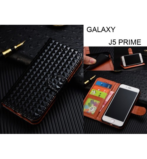 Galaxy J5 Prime Case Leather Wallet Case Cover