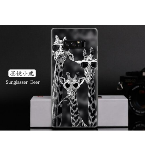 Galaxy Note 8  case Ultra Slim Soft Gel TPU printed case soft cover