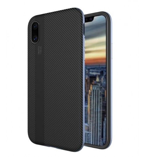 Iphone X case Carbon Fibre with Bumper Case