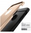 Iphone X case impact proof hybrid case brushed met