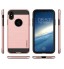 Iphone X case impact proof hybrid case brushed met