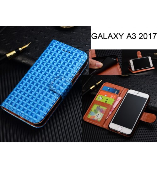 Galaxy A3 2017 Case Leather Wallet Case Cover