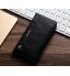 Alcatel Pixi 4 5.0 Inch Case Slim Leather Wallet Case 6 Cards 2 Id Magnet - Black