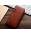 Alcatel Pixi 4 5.0 Inch Case Slim Leather Wallet Case 6 Cards 2 Id Magnet - Brown