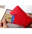 Alcatel Pixi 4 5.0 Inch Case Slim Leather Wallet Case 6 Cards 2 Id Magnet - Red