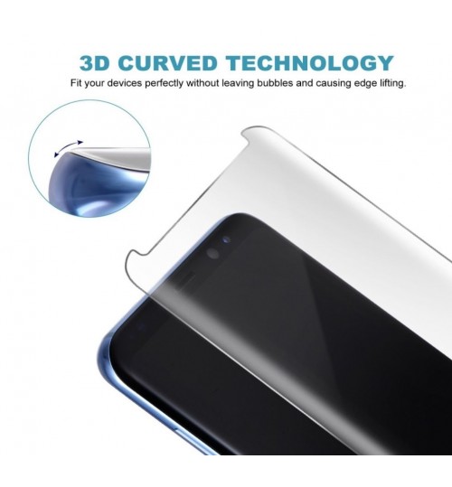 Galaxy S8  Friendly CURVED Tempered Glass Screen Protector