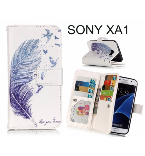 Sony Xperia XA1  Multifunction wallet leather case