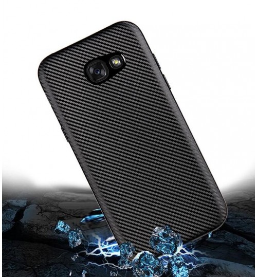 Galaxy A3 2017 case impact proof rugged case with carbon fiber