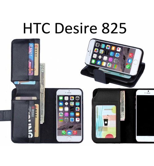 HTC Desire 825  case Leather Wallet Case Cover