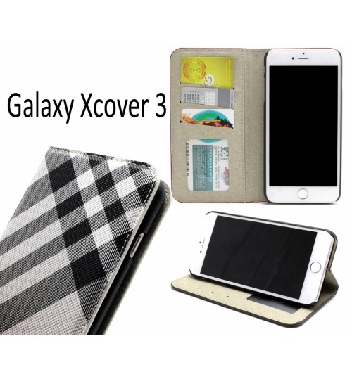 Galaxy Xcover 3 case wallet Leather case