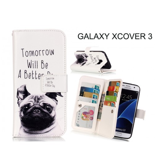 Galaxy Xcover 3 case Multifunction wallet leather case