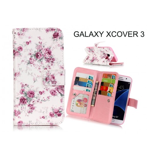 Galaxy Xcover 3 case Multifunction wallet leather case