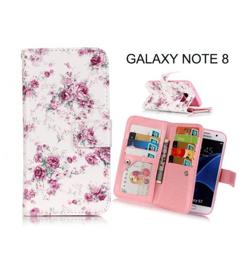 Galaxy NOTE 8 case Multifunction wallet leather case