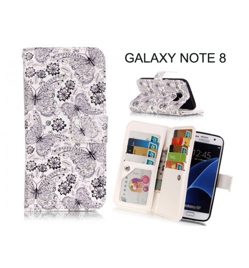 Galaxy NOTE 8 case Multifunction wallet leather case