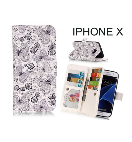 iPhone X  CASE Multifunction wallet leather case