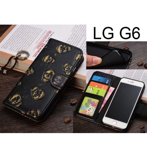 LG G6 Leather Wallet Case Cover