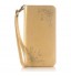 Galaxy S5 case Premium Leather Embossing wallet Folio case