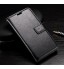 Galaxy J5 Prime Fine Leather Wallet Case - Black