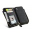 iPhone X retro wallet  Leather Zip case detachable