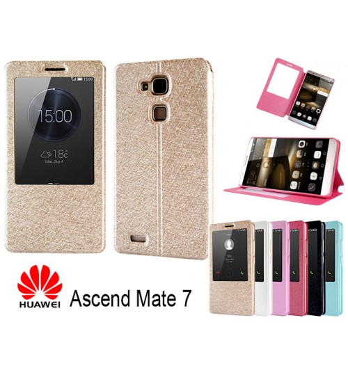 Huawei  Mate 7 case luxury view window case