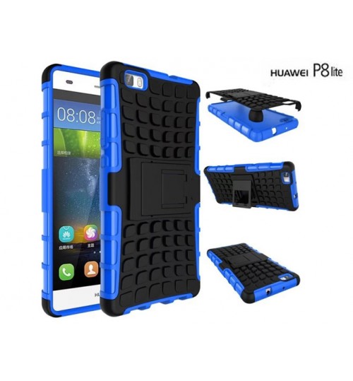 Huawei P8 lite Case Heavy Duty Hybrid Kickstand