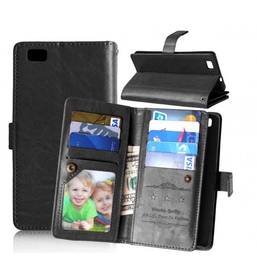 HUAWEI P8 LITE double wallet leather case