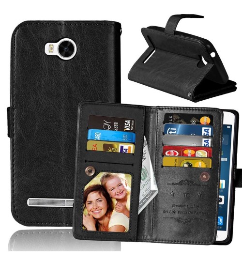 HUAWEI Y3 II double wallet leather case detachable