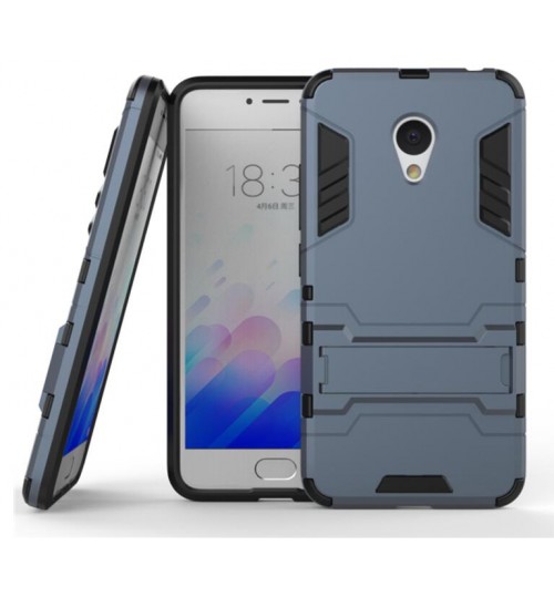 MEIZU M3S M3 Dual Defender Hybrid Kickstand Case