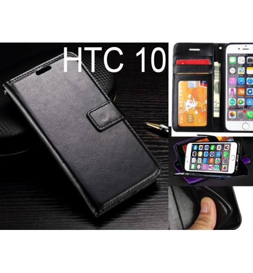HTC 10 case Fine leather wallet case