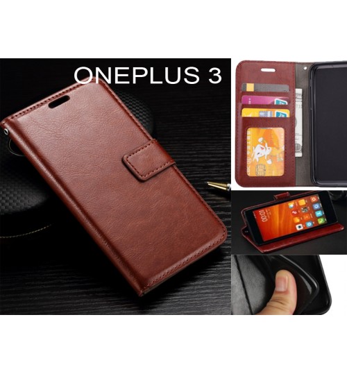 ONEPLUS 3 case Fine leather wallet case