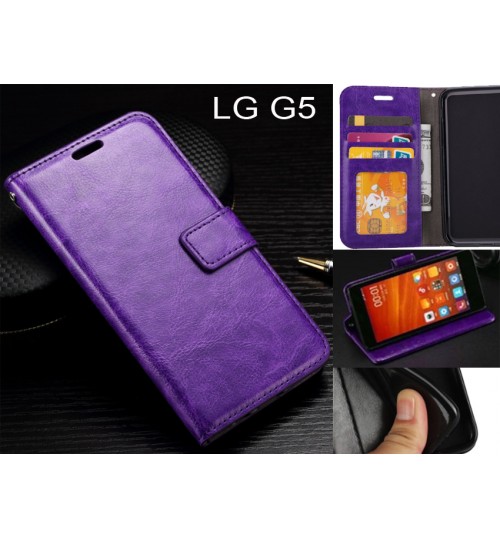 LG G5 case Fine leather wallet case