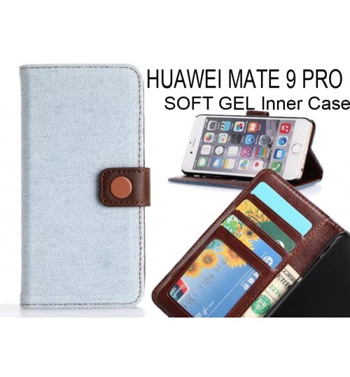 HUAWEI MATE 9 PRO case ultra slim retro jeans wallet case
