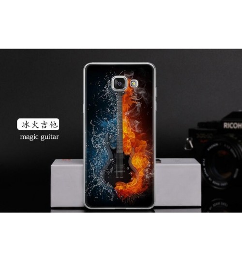 Galaxy A7 2017 case Ultra Slim Soft Gel TPU printed case