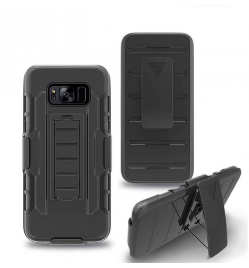 Galaxy Note 8 case Hybrid armor Case+Belt Clip Holster