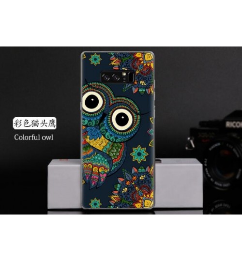 Galaxy Note 8  case Ultra Slim Soft Gel TPU printed case soft cover