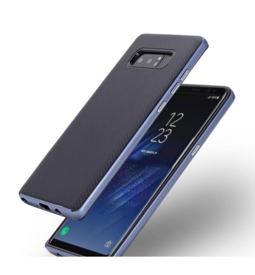 GALAXY NOTE 8  case Carbon Fibre with Bumper Case