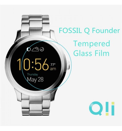 Fossil Q Founder Tempered Glass Film Screen Protector