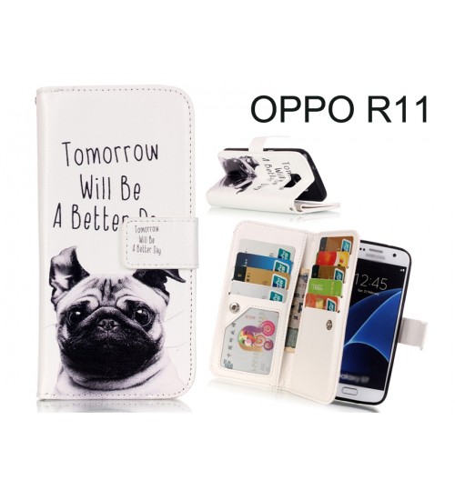 Oppo R11 Case Multifunction wallet leather case