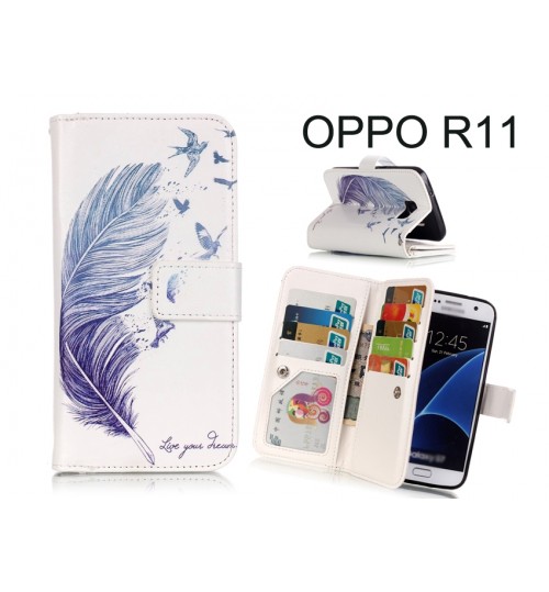 Oppo R11 Case Multifunction wallet leather case