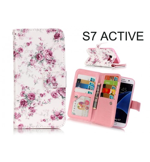 Galaxy S7 Active Case Multifunction wallet leather case