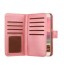 Galaxy S7 Active Case Double Wallet Leather Case 9 Card Slots - Rose Gold