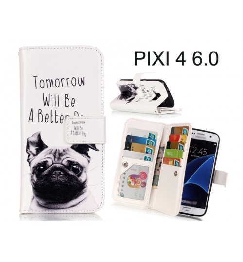 Alcatel Pixi 4 (6) Case Multifunction wallet leather case